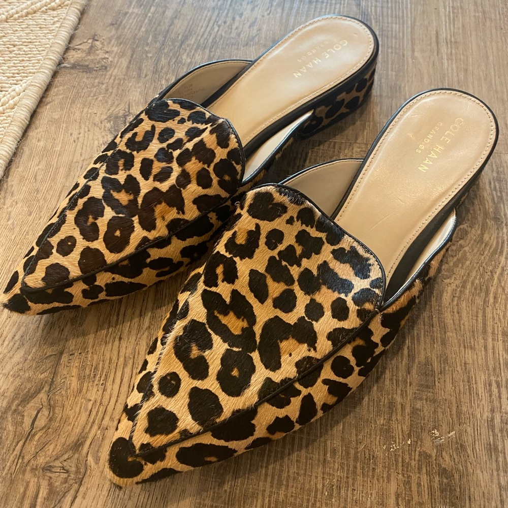 Cole Haan leopard flats